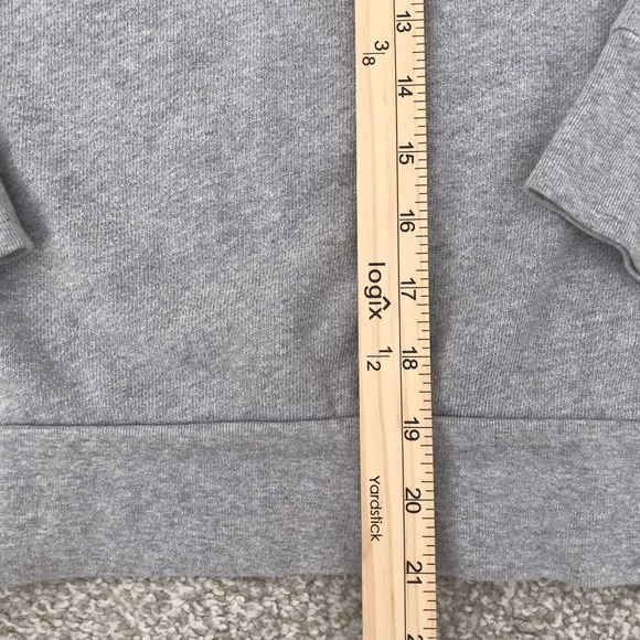 Free People Oversized Sweatshirt Small Relaxed Boho Fit Floral Lace Cottagecore - Picture 12 of 14